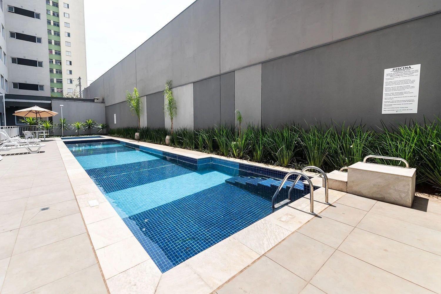 Mv102 - Apto C/ Piscina Prox. Ao Metro Bras Apartamento